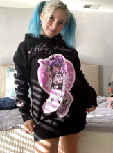 Load image into Gallery viewer, KITTY GOT CLAWS ♡ Oversized Long Fit Hoodie